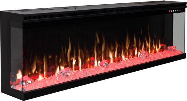 unique-107-8 Aflamo Unique 90 - Caminetto elettrico LED da parete/incasso