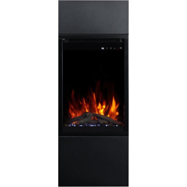 Aflamo Milos Black 60 - freestanding electric fireplace