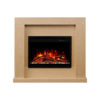 Aflamo Jolo OAK 3D 45x60 - kominek elektryczny z obudową
