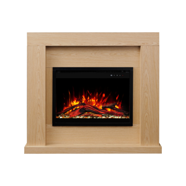 Aflamo Jolo OAK 3D 45x60 - kominek elektryczny z obudową
