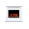 Chimenea eléctrica con revestimiento Aflamo Sund White 3D 45x60