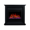 Chimenea eléctrica con revestimiento Aflamo Sund Black 3D 45x60